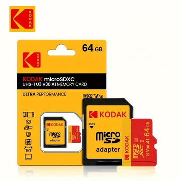 Kodak 64GB Micro SDHC Card with Adapter