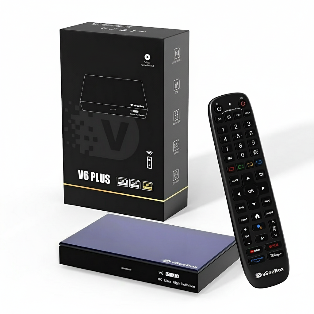 vSee V6 Plus – NEWEST 2026 8K HDR Android TV Box